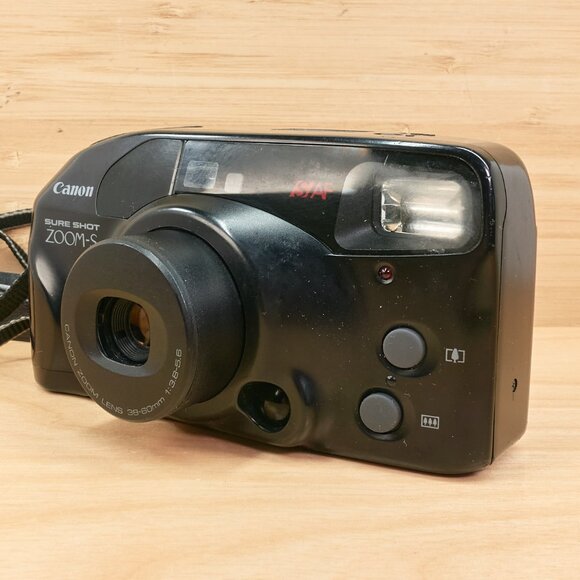 Vintage Canon Sure Shot Zoom-S / 35mm Film Camera / Tested & Working - Picture 3 of 11